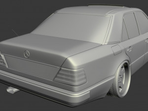 w124 wide Modelo 3D