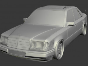 w124 wide Modelo 3D