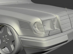 w124 wide 3D Model