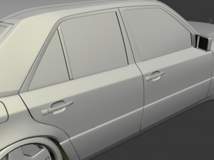 w124 wide Modelo 3D