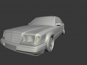 w124 wide Modelo 3D