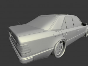 w124 wide Modelo 3D