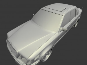 w124 wide Modelo 3D
