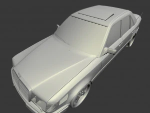 w124 wide 3D Model