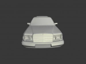 w124 wide 3D Model