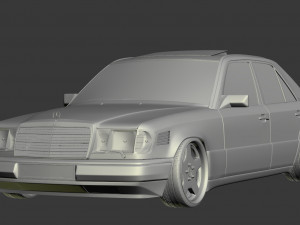 w124 wide Modelo 3D
