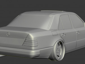 w124 wide Modelo 3D