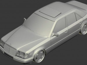 w124 wide Modelo 3D