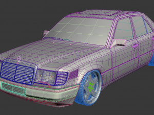 w124 wide Modelo 3D