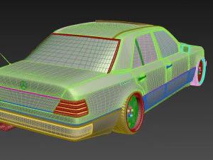 w124 wide 3D Model