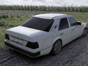 w124 wide Modelo 3D