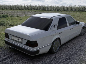 w124 wide 3D Model