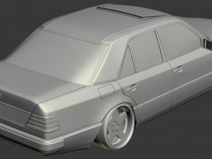 w124 wide Modelo 3D