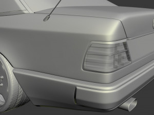 w124 wide Modelo 3D
