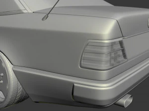 w124 wide 3D Model