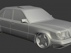 w124 wide Modelo 3D