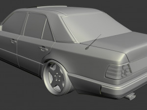 w124 wide Modelo 3D