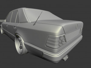 w124 wide Modelo 3D