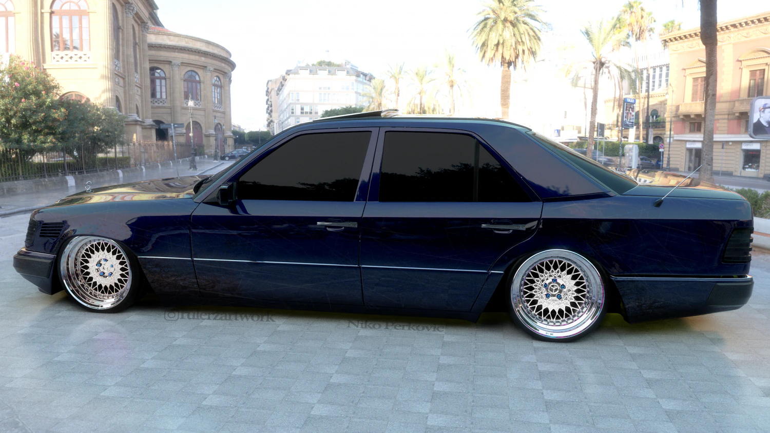 w124 wide 3D Model .c4d .max .obj .3ds .fbx .stl .blend