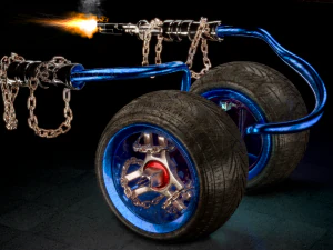 axel twisted metal 3D Model