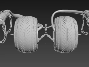 axel twisted metal 3D Model