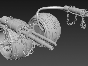 axel twisted metal Modelo 3D
