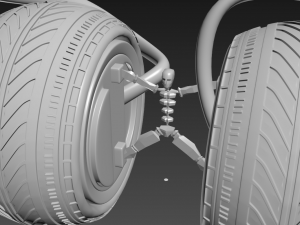 axel twisted metal Modelo 3D
