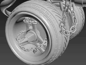 axel twisted metal Modelo 3D