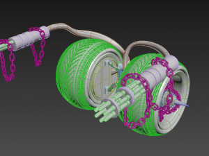 axel twisted metal Modelo 3D