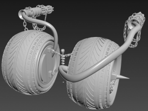 axel twisted metal Modelo 3D