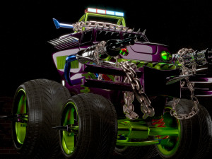 piecemeal twisted metal Modelo 3D