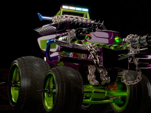 piecemeal twisted metal 3D Model
