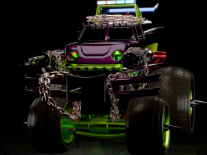 piecemeal twisted metal 3D Model