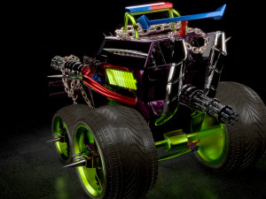 piecemeal twisted metal Modelo 3D