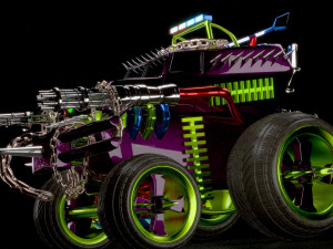 piecemeal twisted metal Modelo 3D