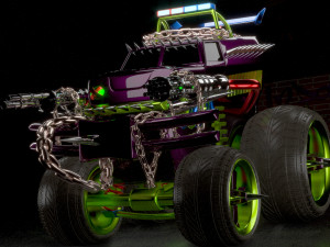 piecemeal twisted metal Modelo 3D