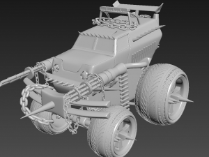 piecemeal twisted metal Modelo 3D