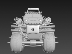 piecemeal twisted metal Modelo 3D