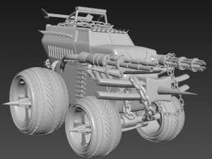 piecemeal twisted metal Modelo 3D