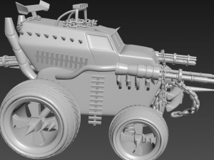 piecemeal twisted metal Modelo 3D