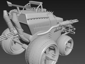 piecemeal twisted metal Modelo 3D