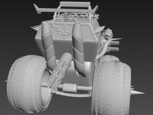 piecemeal twisted metal Modelo 3D
