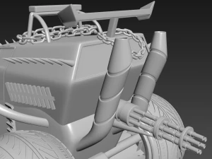 piecemeal twisted metal 3D Model