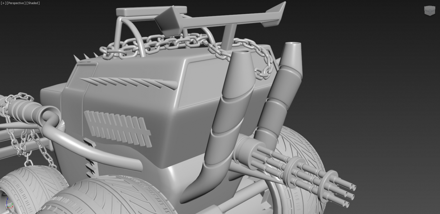 Animated Engine 3d model - CadNav