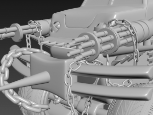 piecemeal twisted metal Modelo 3D