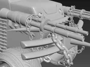 piecemeal twisted metal 3D Model