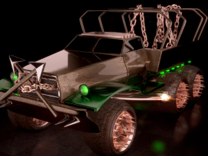 tuzakçı bükülmüş metal 3D Model