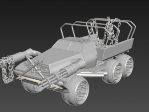trapper twisted metal 3D 模型