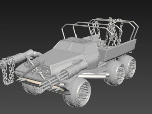 trapper twisted metal 3D Model