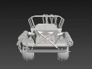 trapper twisted metal 3D 模型
